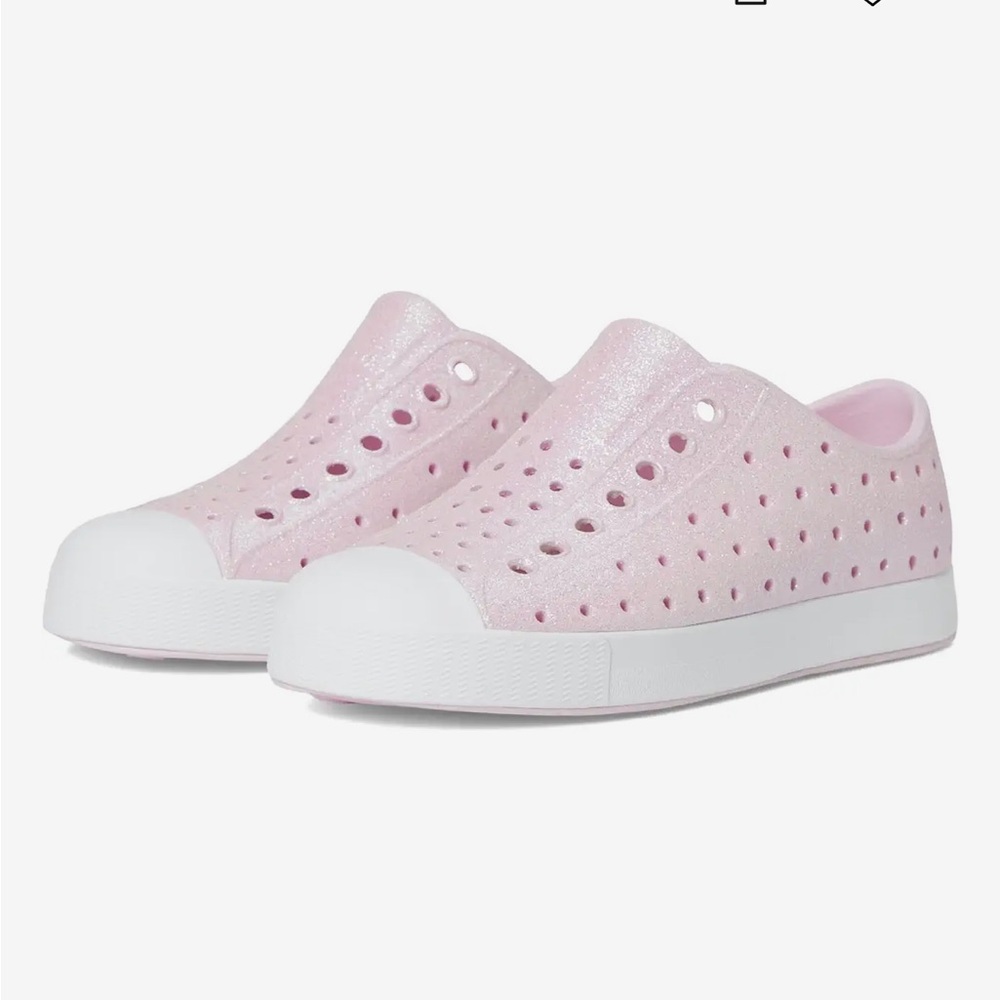Native Shoes Jefferson Bling Milk Pink Bling Size C10